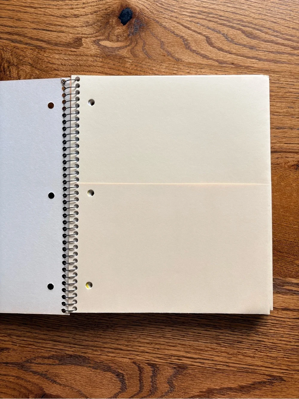 Vintage Princeton Spiral College- Ruled 3 Subject Notebook in Orange- Top Flight